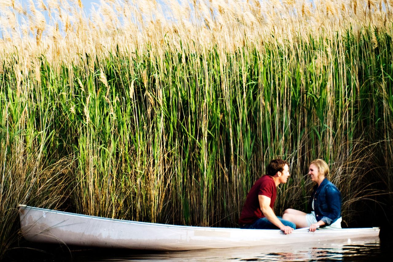 Couple in Canoe