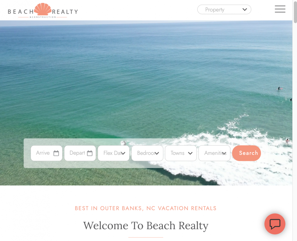 BeachRealtyNC.com got a makeover! - OBX Blog | Beach Realty & Construction